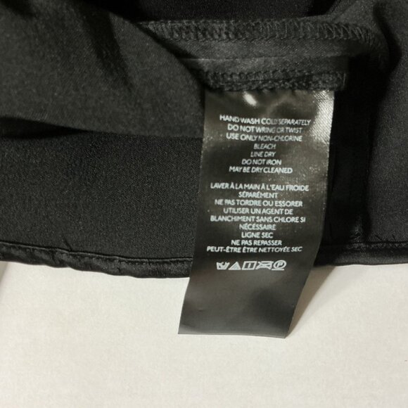 Anthropologie Black Sheer Organza A-Line Flounce Hem Skirt NWT 2 - Picture 6 of 7